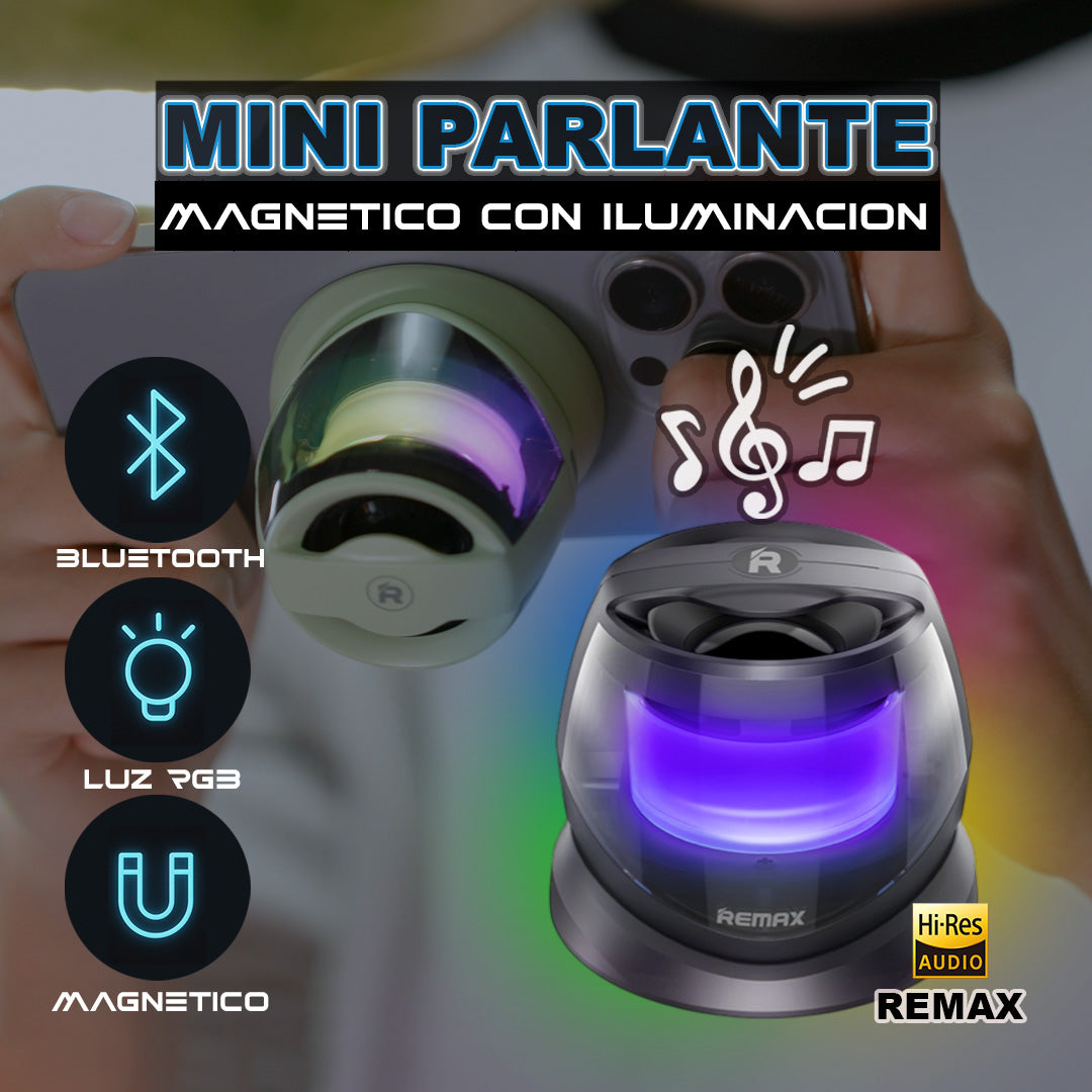 PARLANTE MAGNÉTICO CON ILUMINACIÓN PARLANTE MAGNÉTICO CON ILUMINACIÓN